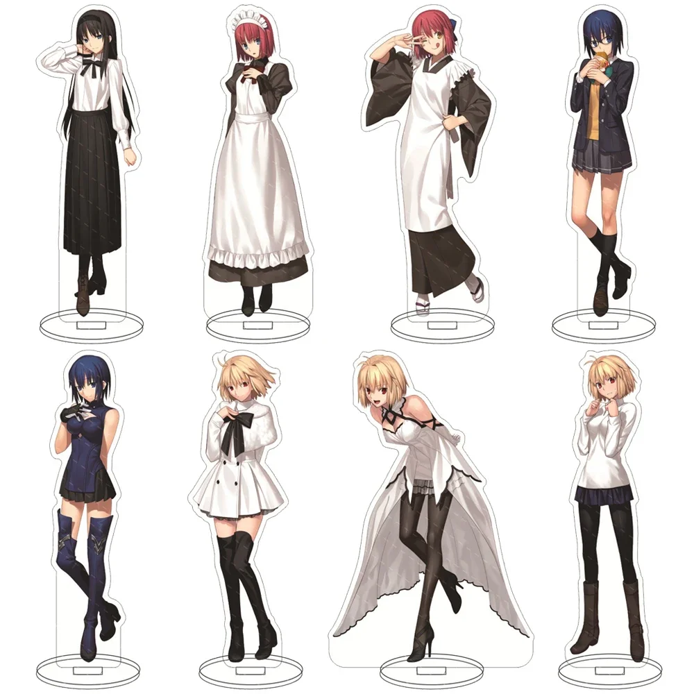 Anime Tsukihime Acrylic Stand Model Cosplay Tohno Akiha Arcueid Brunestud Dr.Amber Figures Desk Decor Model Sign Collection Gift