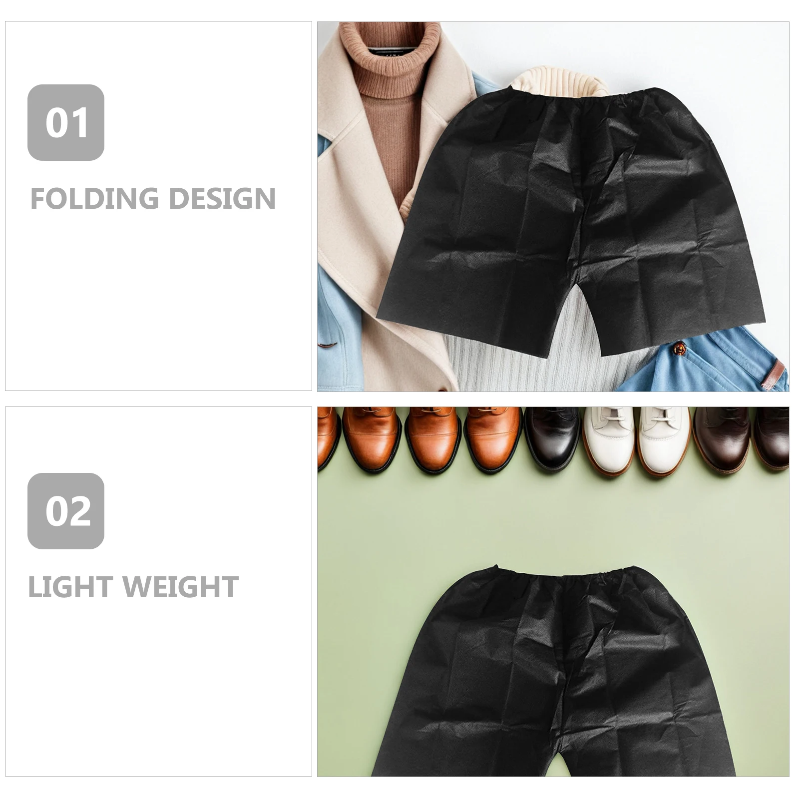 50 szt. Jednorazowe figi z włókniny dla mężczyzn Przenośne, oddychające, składane akcesoria podróżne do sauny Spa