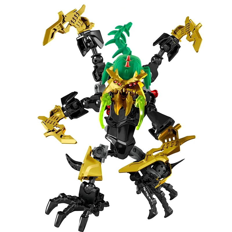 Hero Factory 5 Brain Attack Bausteine Bulk Star Warrior 2in1 Stormer Beast Roboter Mech Figuren Bausteine Spielzeug für Jungen Kinder Geschenk
