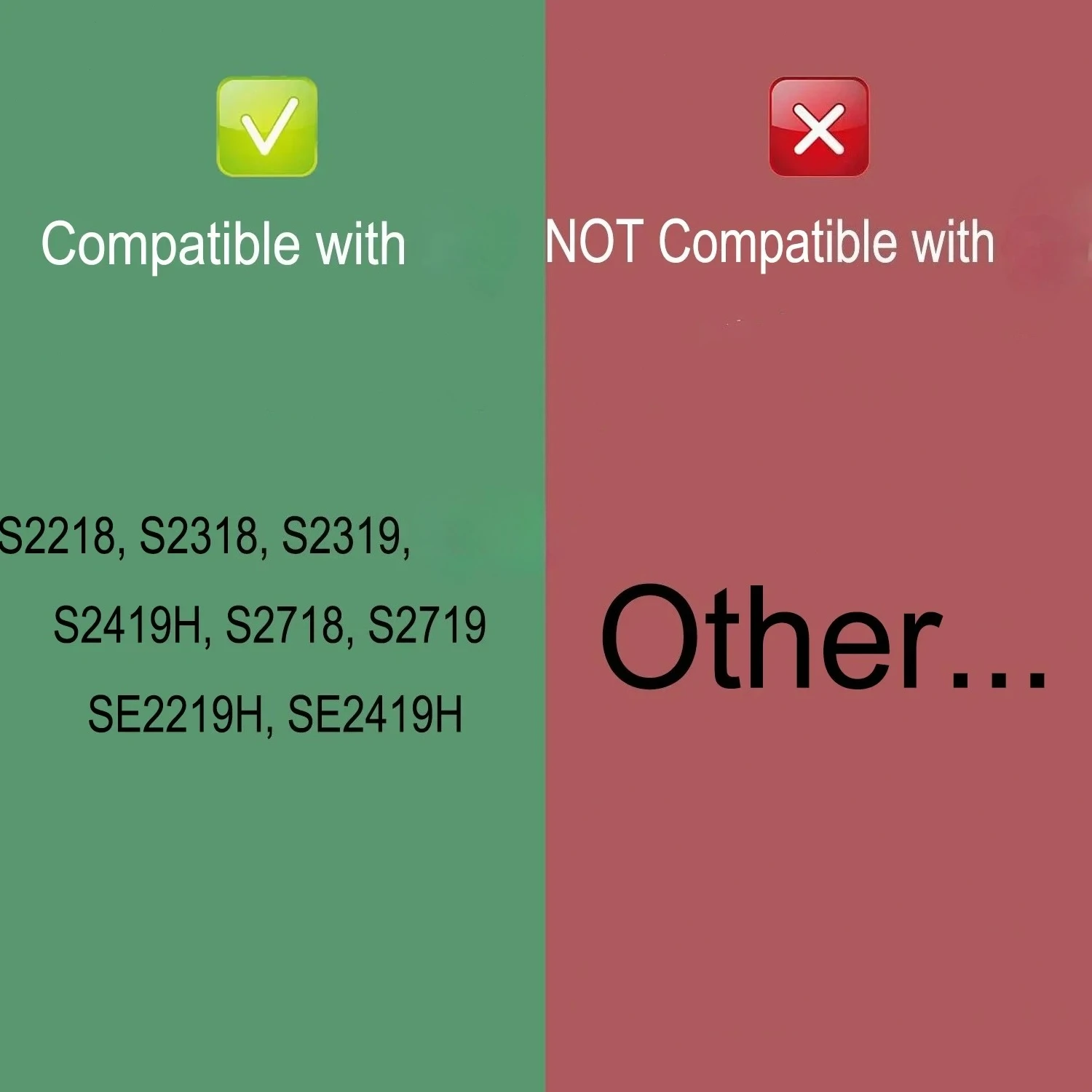 Adapter do montażu na ścianie VESA do monitorów Dell S2218 S2318 S2319 S2419H S2718 S2719 SE2219H SE2419H