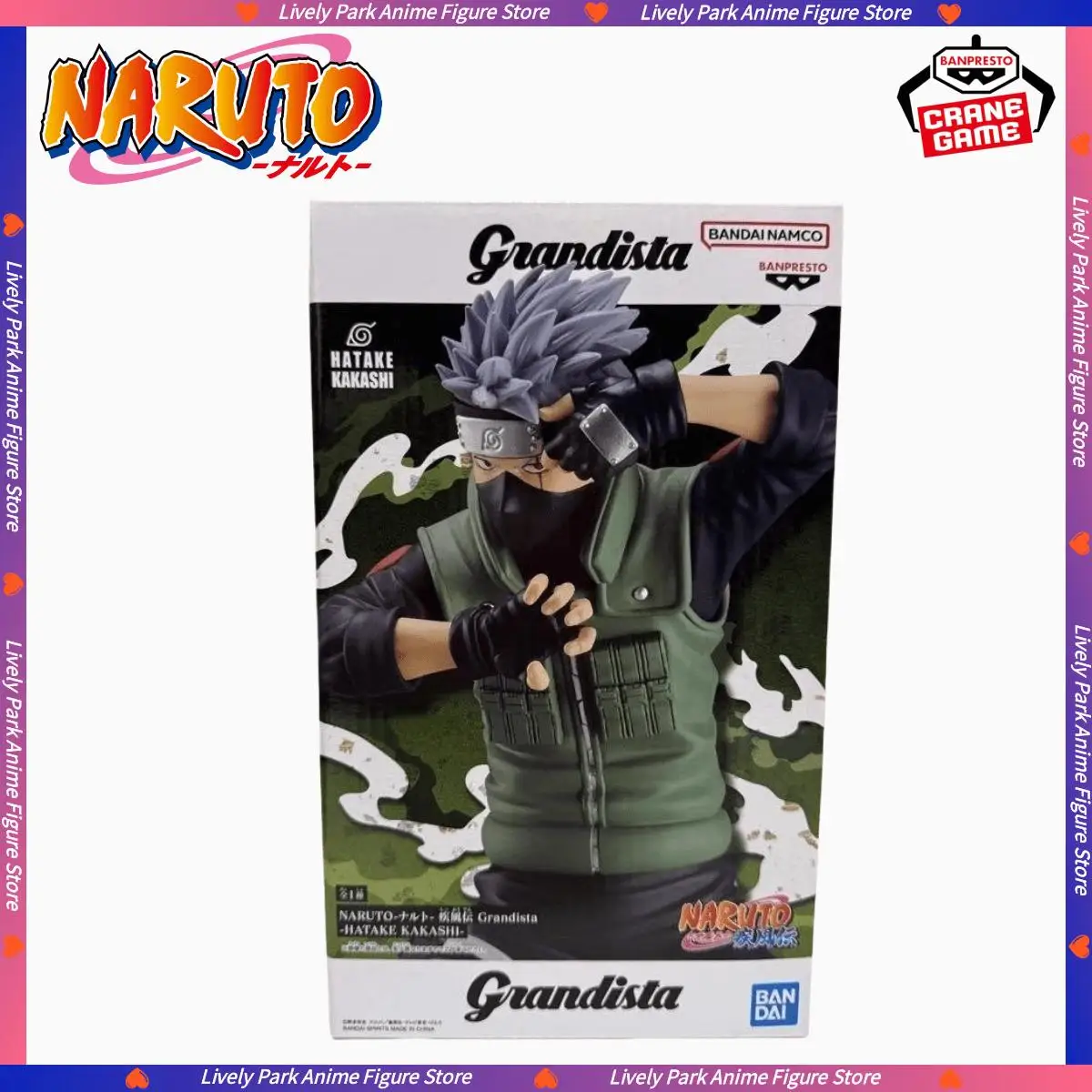 Auf Lager BANDAI Original BANPRESTO NARUTO Grandista HATAKE KAKASHI Anime Action PVC Figuren Sammlung Modell Spielzeug Kinder Puppe Geschenke