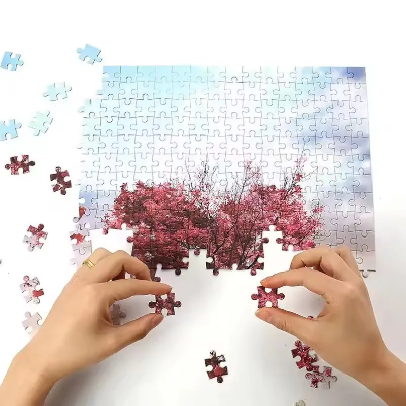 Jigsaw Puzzle 1000 Pieces for Adult Fine Artwork Klimt The Kiss Environmentally Friendly Paper Christmas Gift Toy image 5