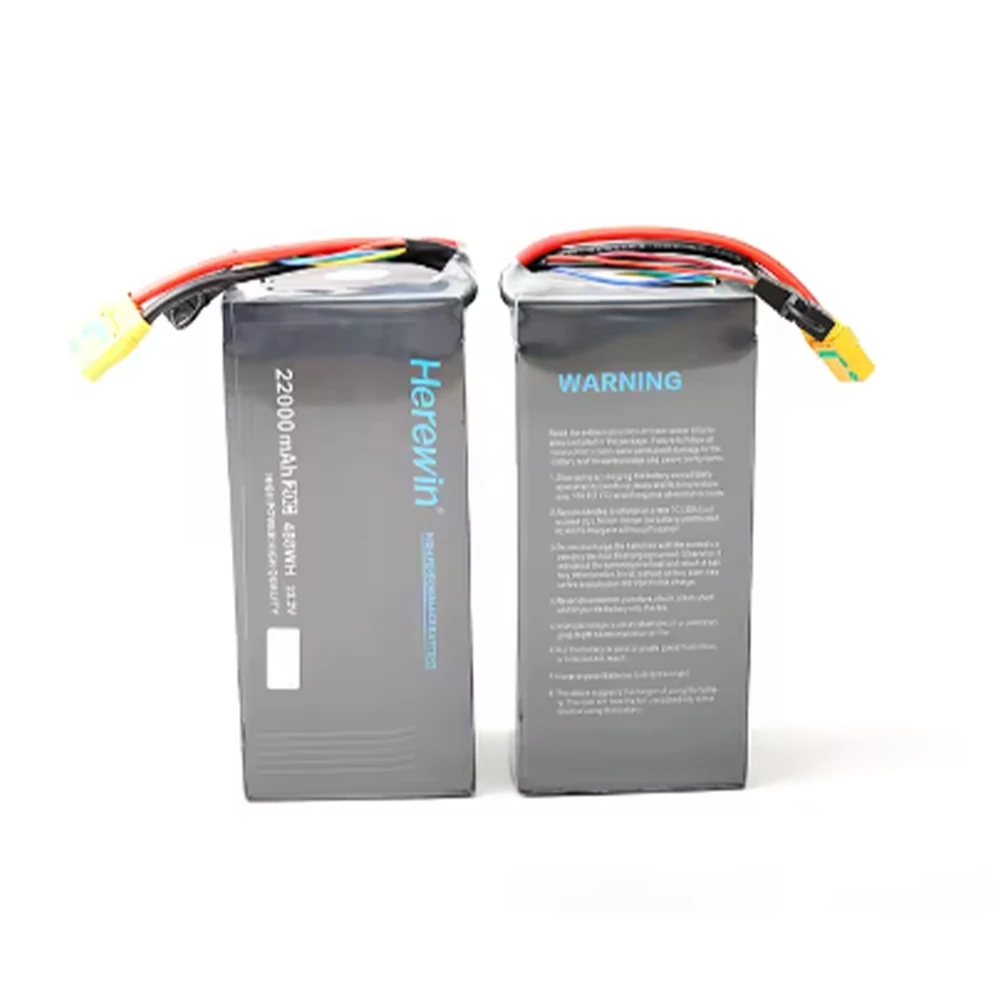 NEW Herewin 16000mah 22000mAh 30000mAh 20C 14S AS150U Plug Agriculture Protection Drone UAV Li-Po Lithium Battery