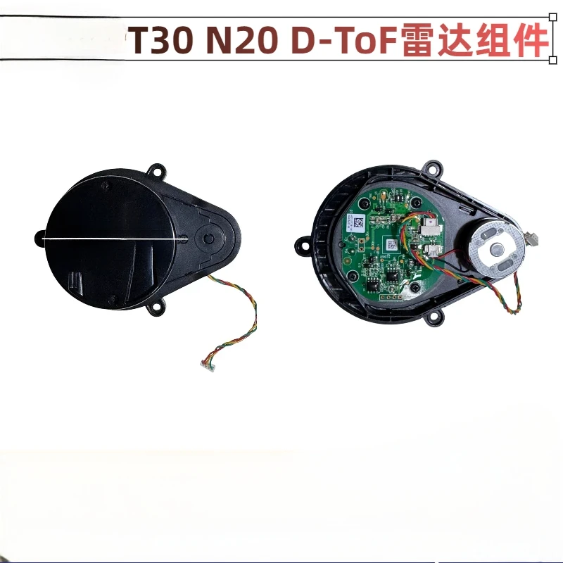 WYORESY D‑ToF Lidar Laser Distance Sensor For ECOVACS T30 MAX PRO N20 Robot Vacuum Cleaner Original Disassembly Radar Spare Part