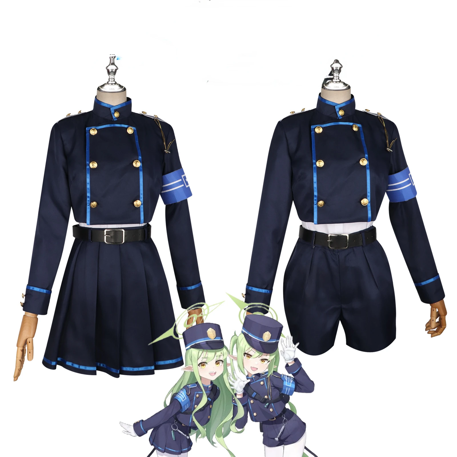 

In Stock S-3XL Blue Archive Tachibana Hikari Nozomi Cosplay Costume Wig Anime Project MX School Uniforms Halloween Party Outfits