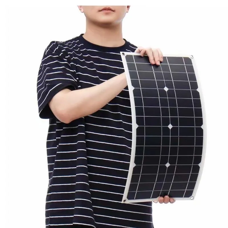 1000W Solar Panel Flexible Power Bank Solar Cell Kit 12V18V Controller Solar Plate For Solar Camping RV Car Fast Battery Charger