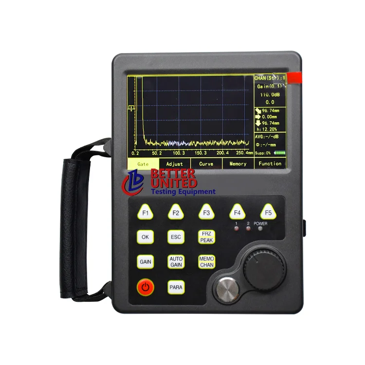 Stock Handheld ultrasonic flaw detector machine NDT Digital Ultrasonic Flaw Detector factory in stock whosale price