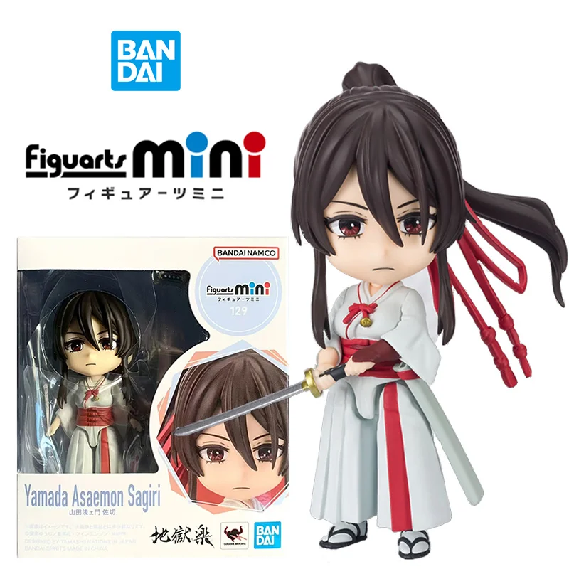 Bandai Figuarts Mini 129 Yamada Asaemon Sagiri Hell's Paradise 10Cm Anime Original Action Figure Model Toy Gift Collection