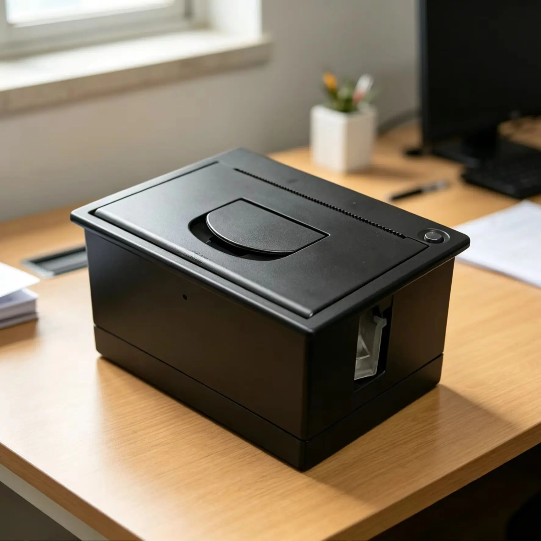 HS-QR24 Embedded Panel Thermal Receipt Printer Dual Interface TTL+USB / RS232+USB, Supports 58mm Thermal Paper