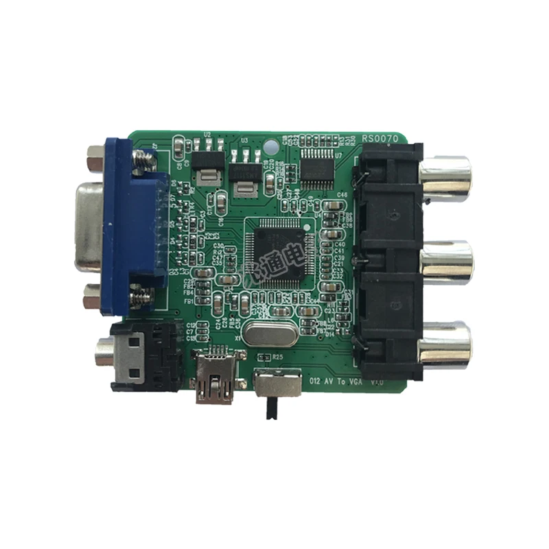 

MS1851 chip / AV & SV to VGA development board / CVBS to VGA development board / CVBS to VGA single chip