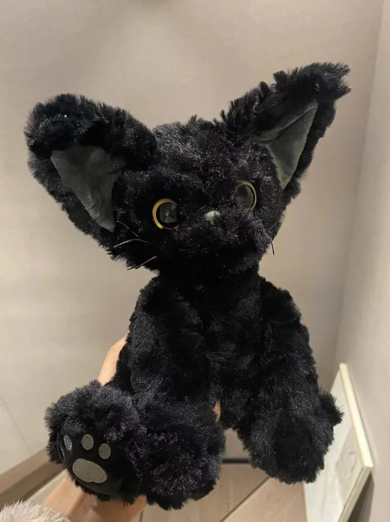 

Плюшевая Волшебная кукла в виде черной кошки, 28 см