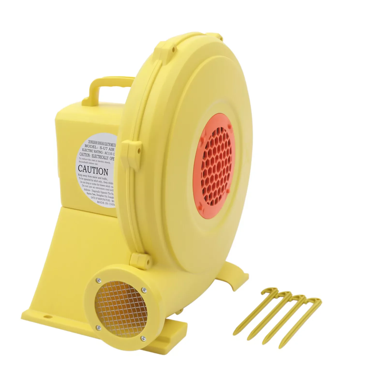 Pompa gonfiabile del ventilatore dell'aria del buttafuori di 750W 1.0HP 110V per il castello gonfiabile della casa di rimbalzo