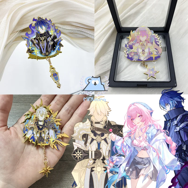 

Game Honkai: Star Rail Cyrene Cosplay Prop Phainon Pendant Genshin Impact Flins Badge Accessories For Hallowmas Party Adult Gift