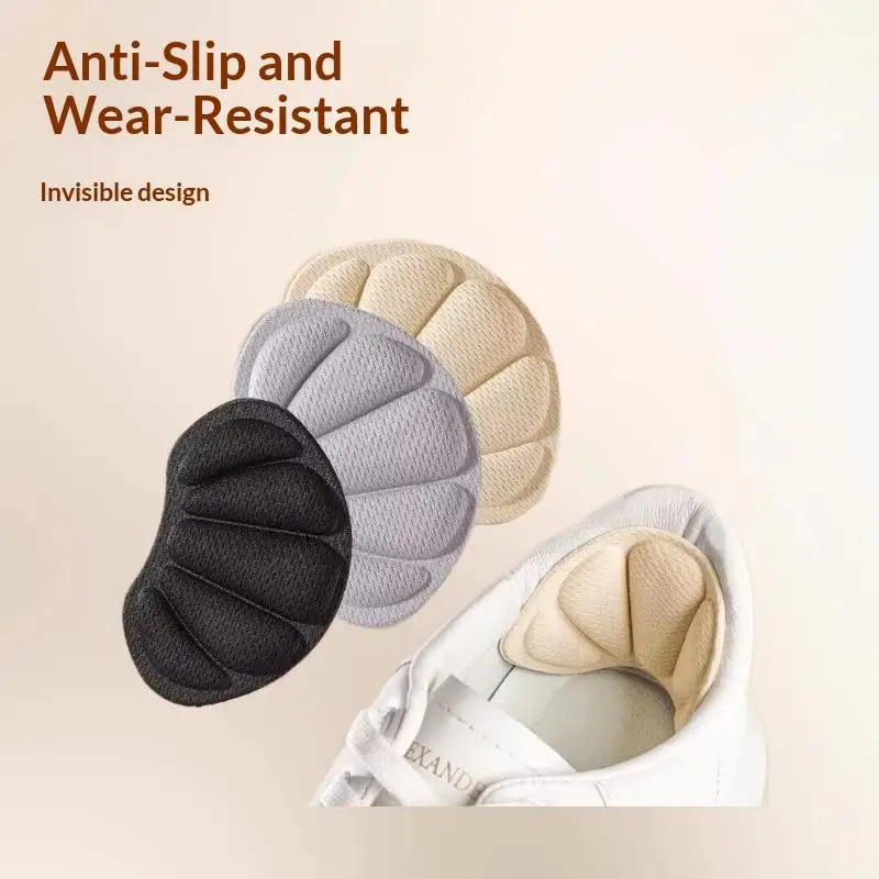 5 pairs Insoles Patch Heel Pads For Sport Shoes Adjustable Size Heel Pad Pain Relief Cushion Insert Protector Stickers