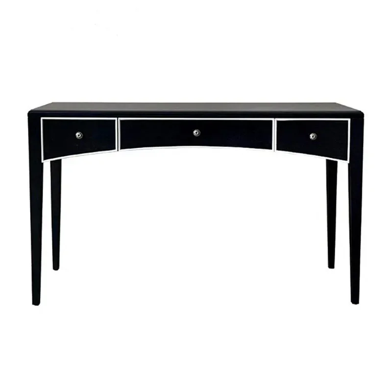 American rural pure solid wood computer  retro workbench simple  creative  writing  work table