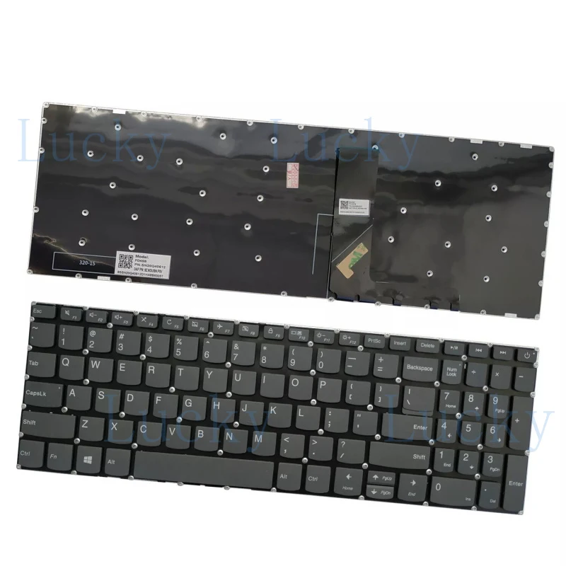 

Клавиатура US для Lenovo IdeaPad 320-15ABR 320-15AST 320-15IAP 320-15IKB без подсветки