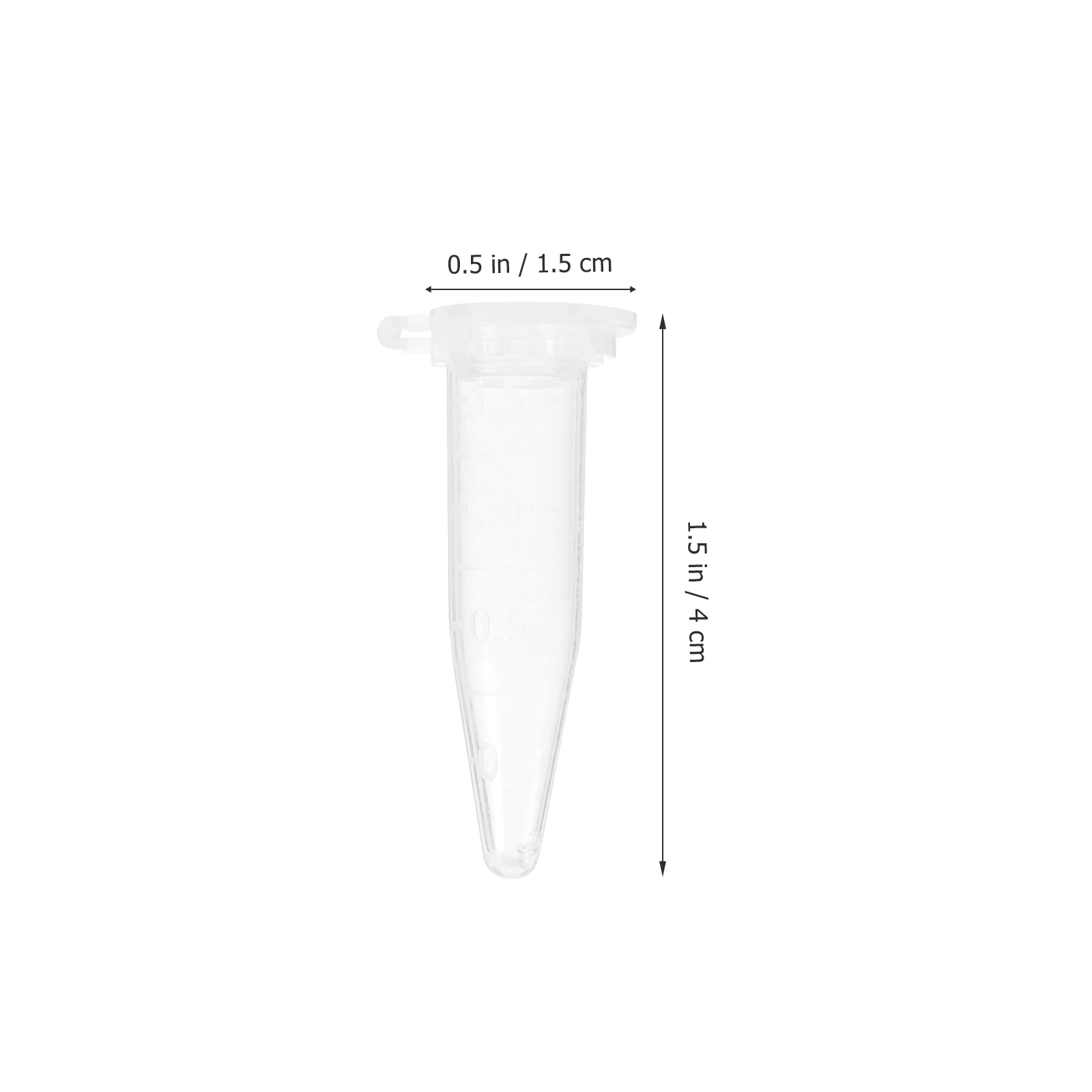 100 Stück Hämzytenz-Röhrchen, Blutanalyse, medizinische Versorgung, Hochgeschwindigkeits-PP-Reagenzglas, Laborausrüstung