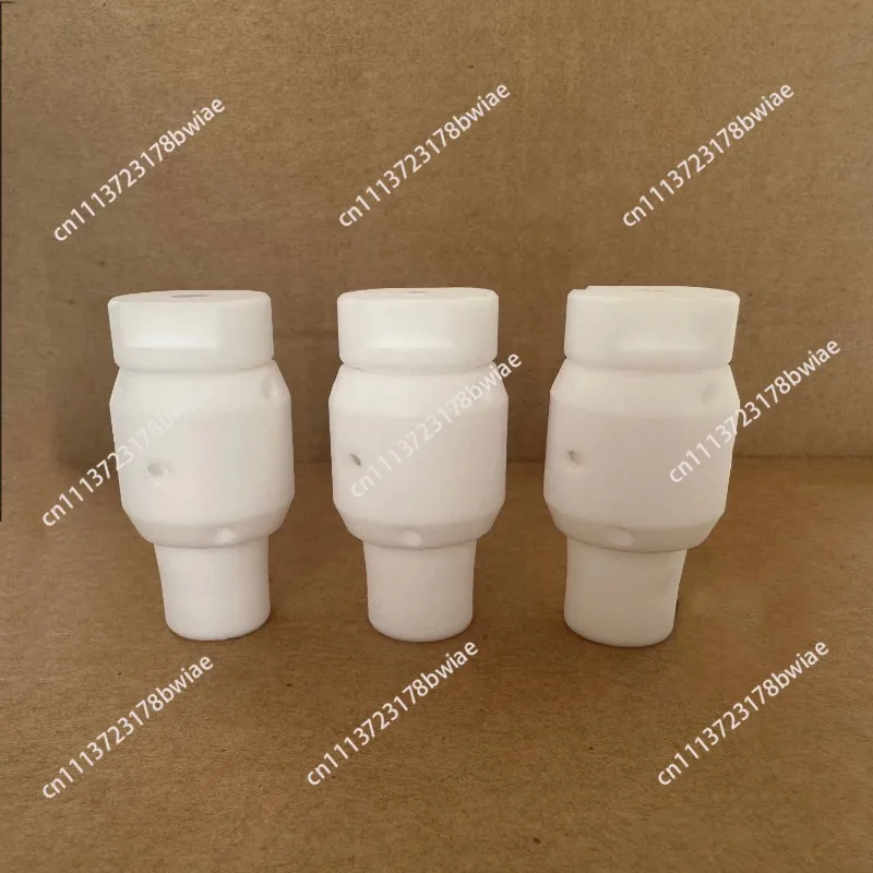 DN8 360 degree automatic rotary cleaning columnar nozzle G1/4 PTFE spray CIP cleaning white nozzle for industrial cleaning
