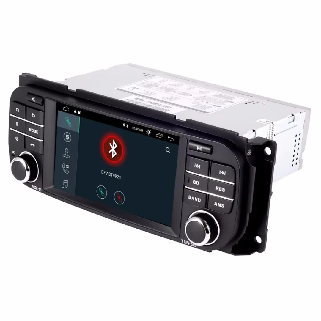 Android สําหรับ JEEP Grand Cherokee Liberty Wrangler Chrysler Dodge รถเครื่องเล่นดีวีดี GPS วิทยุสเตอริโอ HEAD Unit มัลติมีเดียนําทาง