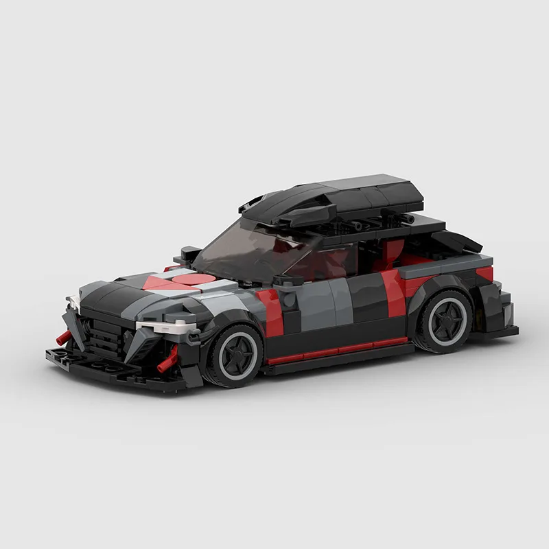 

Hot sale RS6 sports car moc compatible Lego small particles puzzle assembly children's building block toys