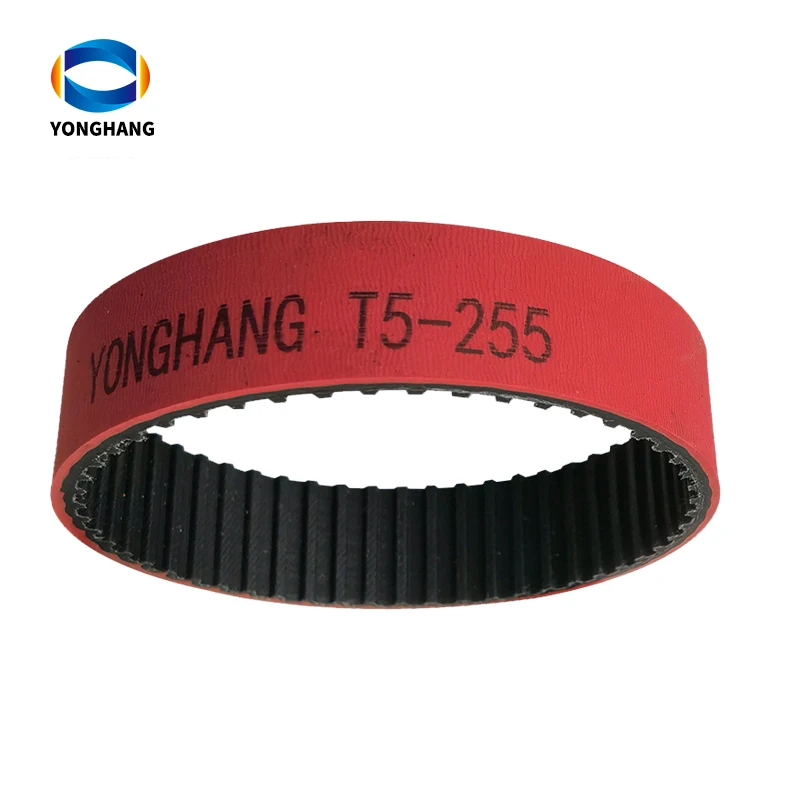 5M-255 5M-290 5M-295 5M-330 5M-340 T5-255/250 Wire Cutting Stripping Machine Red Black Rubber Coated Feed Timing Belts