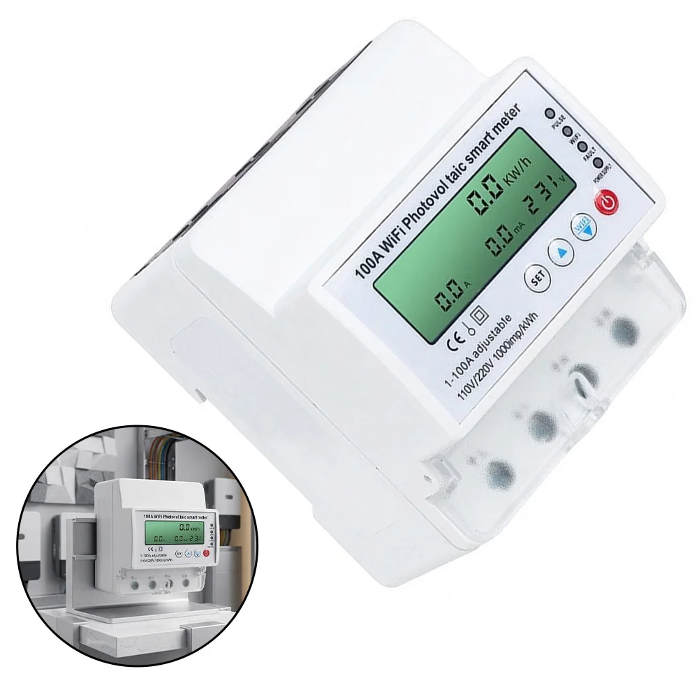 100A WiFi Connected Smart Reclosing Device for PV Energy Monitoring and Over-Under Voltage Protection Features