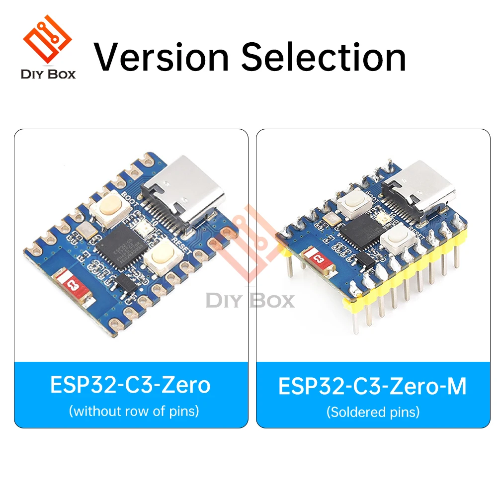 

ESP32-C3-Zero Mini WiFi Bluetooth 5 макетная плата, одноъядерный процессор, основанный на ID ESP32 C3 ESP 32