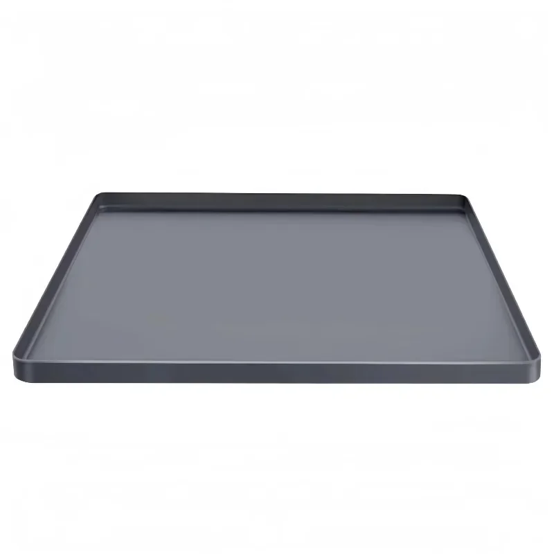 

Portable Non-Slip Waterproof Protective Pad for Dishwasher Raised Edge Silicone Dishwasher Drain Plate Pad Tray