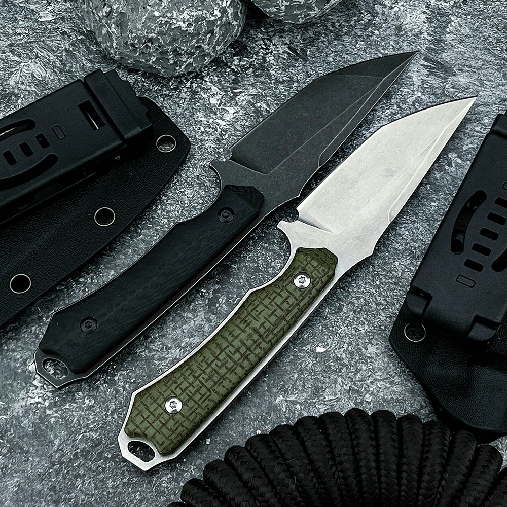 

Тактический 8CR13MOV, прямой нож для кемпинга, выживания в дикой природе, охоты, защиты, портативный нож, компактный спасательный нож EDC