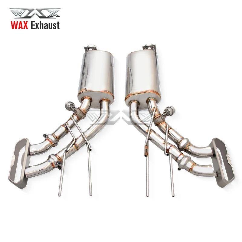 Exhaust Muffler Pipes Catback G63 G65 G55 G500 Stainless Steel Exhaust Pipe for  G63 2013-2019 Catback Exhaust