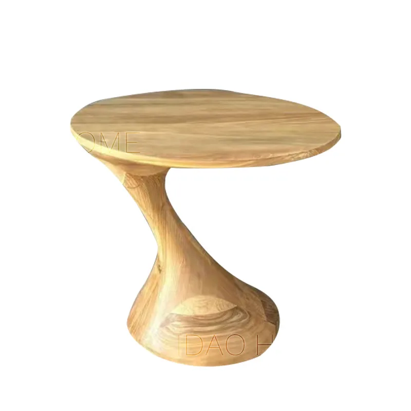 

Modern design solid wood dining table Unique round dining table