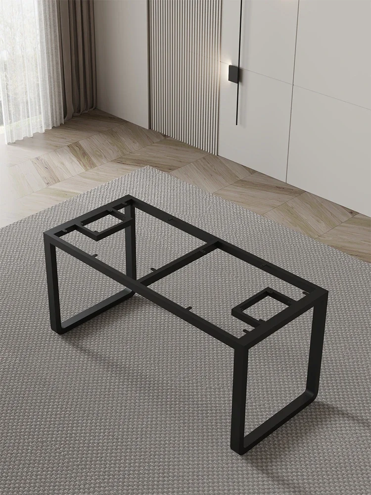 Minimalist marble table legs, rock slab, tea table stand, stainless steel table frame, large slab office table, legs