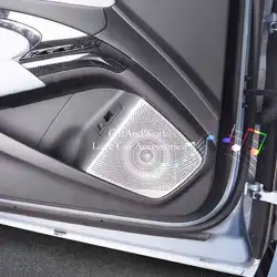 Stainless Steel Interior Accessories For BYD SEAL EV 2022-2024 Inner Door loudspeaker Speaker Horn Trumpet Frame Cover Car Trims
