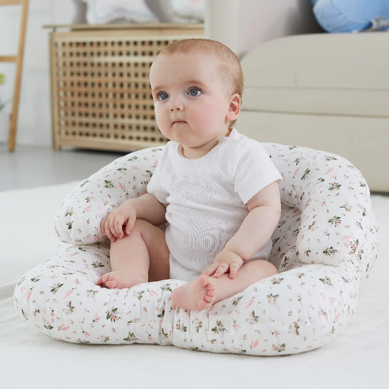 Baby Nursing Pillows Breastfeeding Anti-spill Pillow Infant U-Shaped Newborn Cotton Feeding Waist Cushion baby learn sit pillow