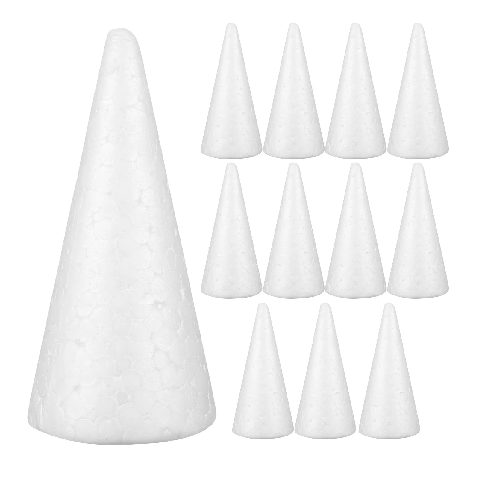 

12pcs 10Cm Ornament Diy Decoration Christmas Craft Party Home School Children Craft Cone Diy Cone Art Projects