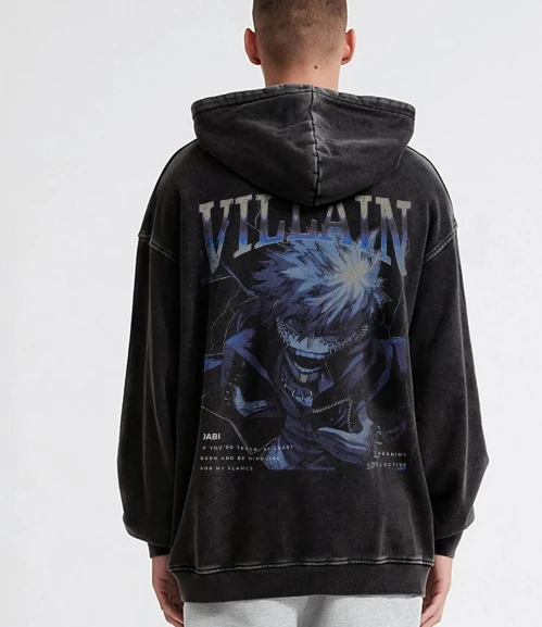 

New Fashion Retro Hoodie My Hero Academy Cotton Printed Men's and Women's Autumn and Winter Breathable Sweater