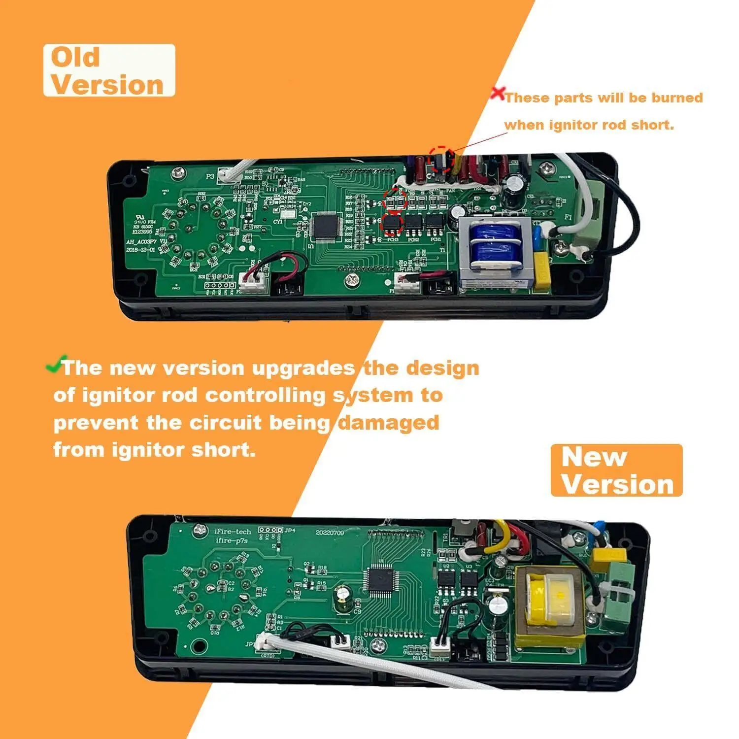 Upgraded Thermostat Kit Control Board Replacement for Pit boss Wood Pellet Grill