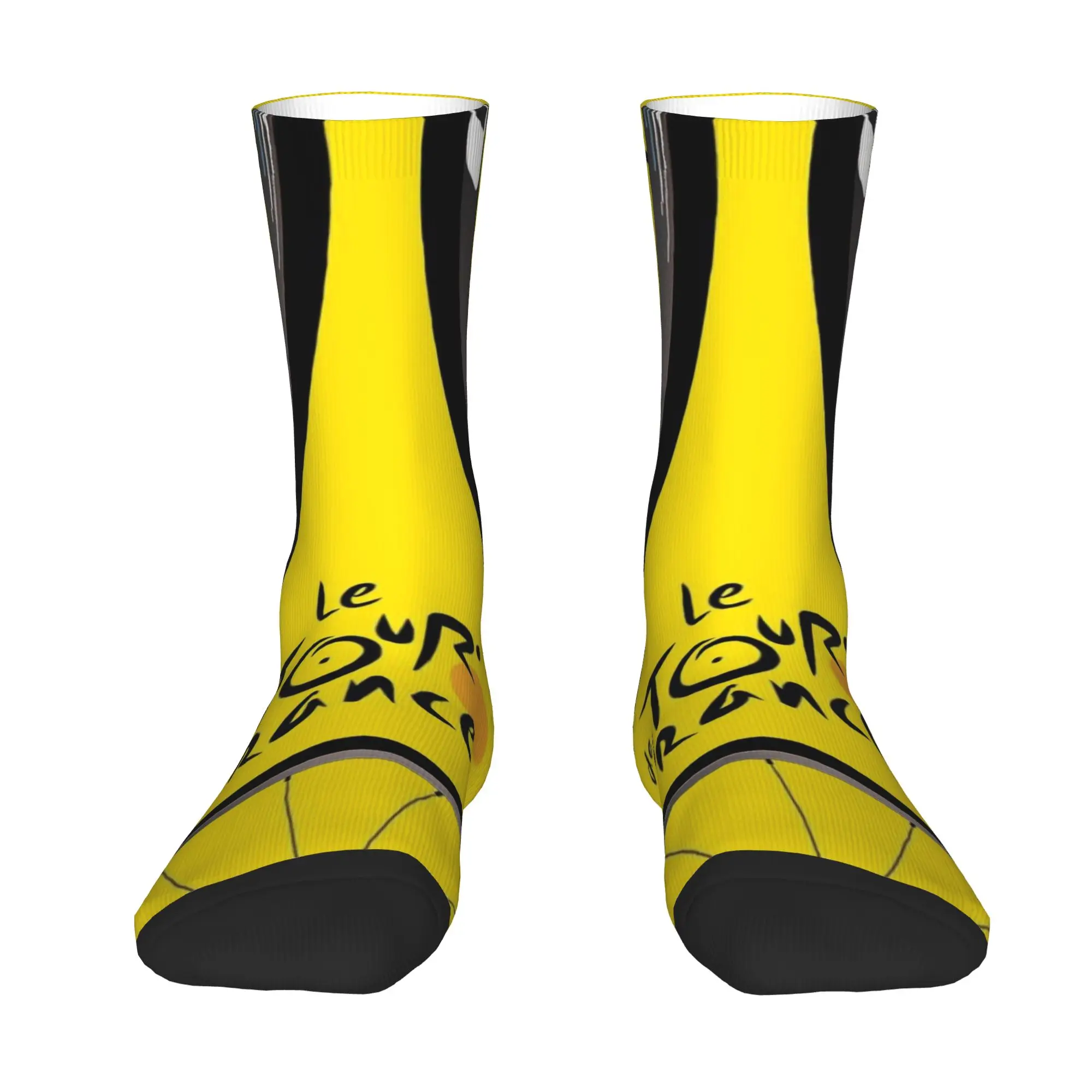 Custom France TDF Tour Men's Crew Socks Unisex Cool Spring Summer Autumn Winter Dress Socks