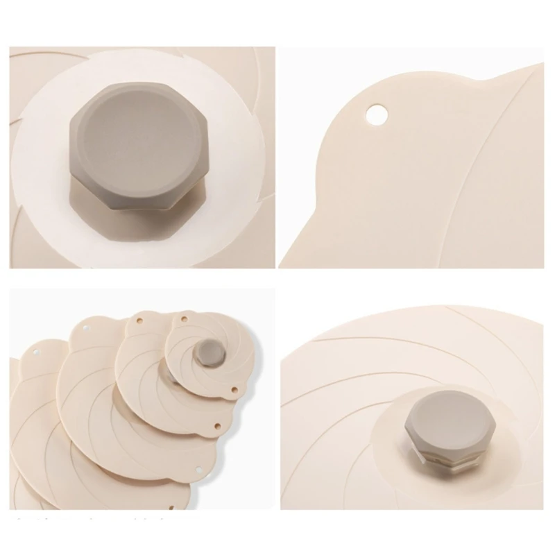 Silicone Suction Pan Lid Microwave Heat Resistant Cover Food Wrap Bowl Can Caps Lid Vacuum Seal Stretch Sealer Cookware