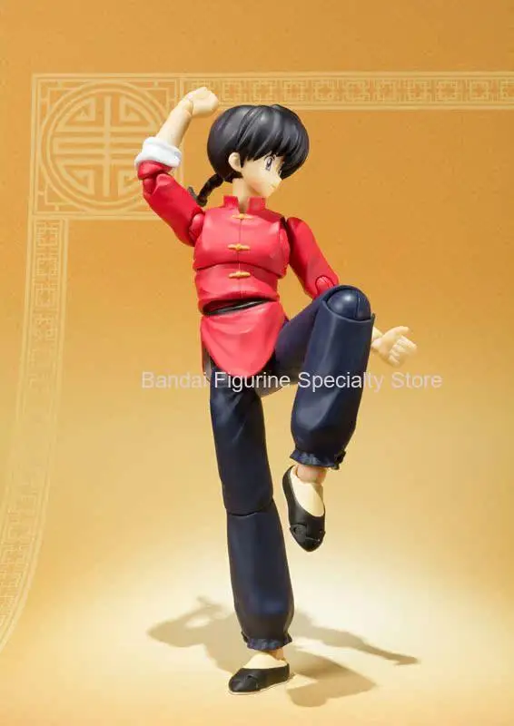 In voorraad 100% Originina BANDAI SH Figuarts Ranma Saotome Ranma 1/2 Op Voorraad Anime Action Collection Figures Model Speelgoed Figura Geschenken