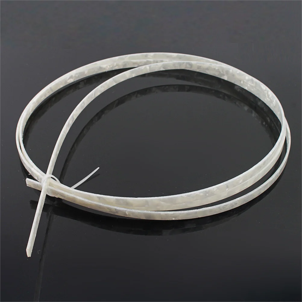 

6 mm Width Guitar Binding Purling Strips Guitar Binding Materials White for Classical Acoustic Guitar and Ukulele