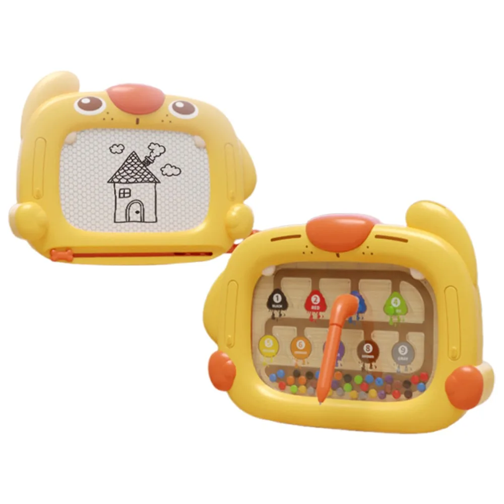 لوحة رسم 2 في 1 على شكل حيوانات كرتونية متعددة الألوان لوحة رسم بلاستيكية على شكل ديناصور كلب أرنب لعبة فرز الألوان للتعليم المبكر #1