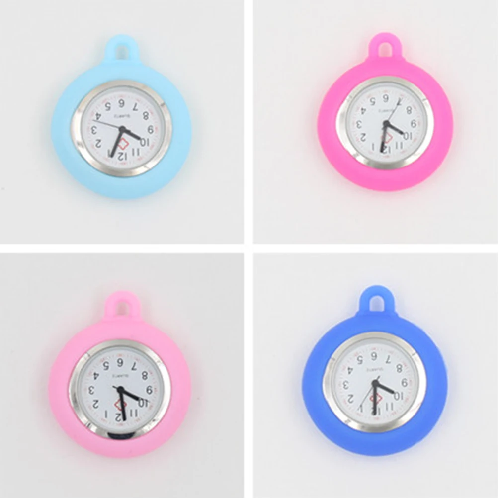 

Silicone Nurse Watch Simple Style Medical Brooch Lightweight Portable Travel Running Hiking Camping Outdoor Sports Indoor Work