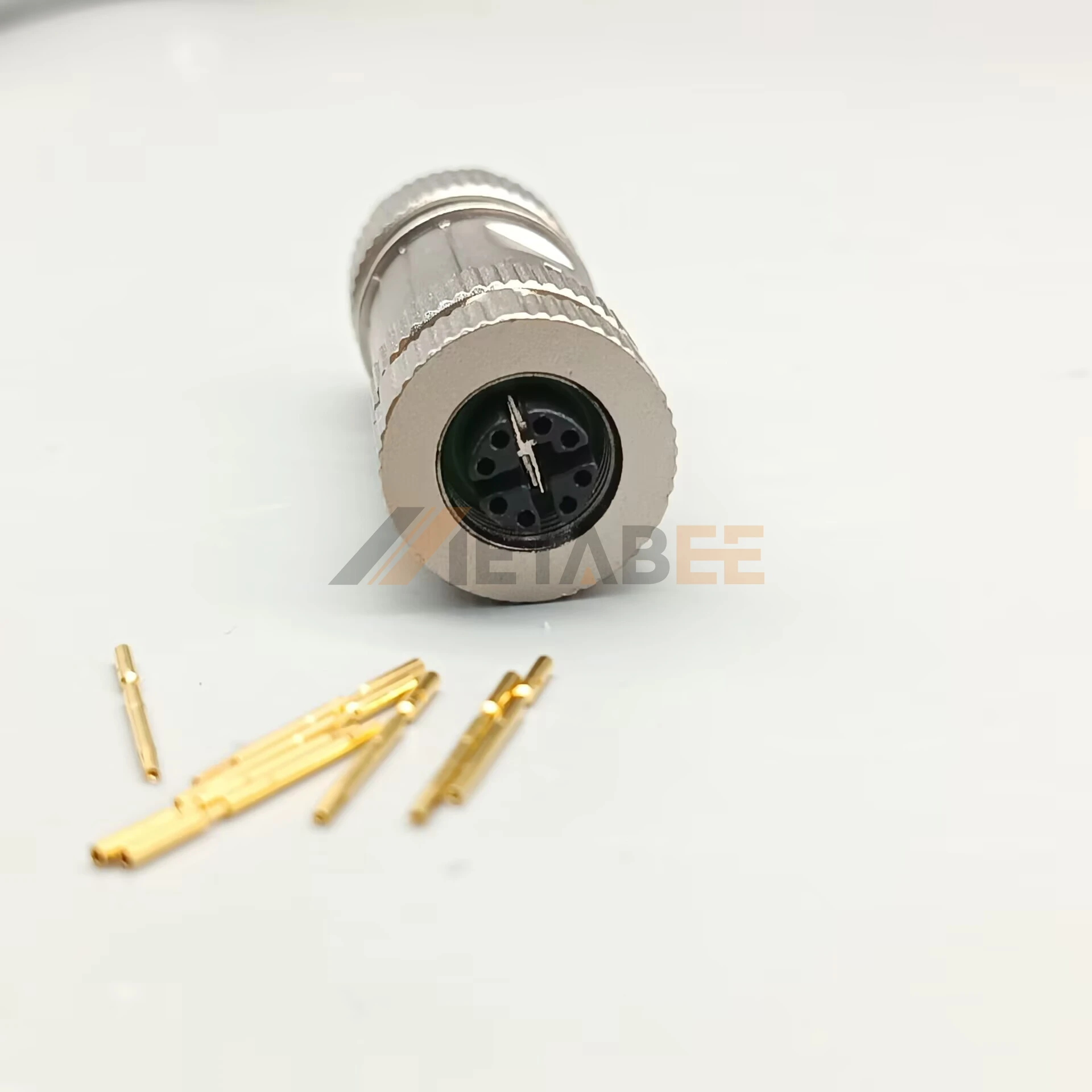 M12,X-coded,Male,8Pin,Cable 8 Pin M12 X Code Connector | METABEE Professional B2B Factory for Industrial M12 Ethernet Solutions