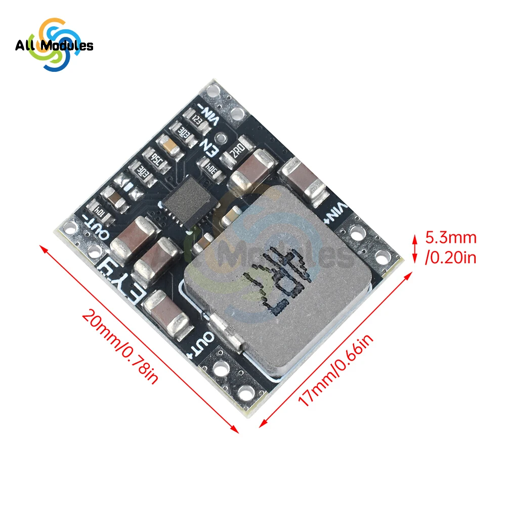 

DC-DC Automatic Buck Boost Power Module 3-23V To 5V/9V/12V Voltage Output Lithium Battery Constant Voltage Module