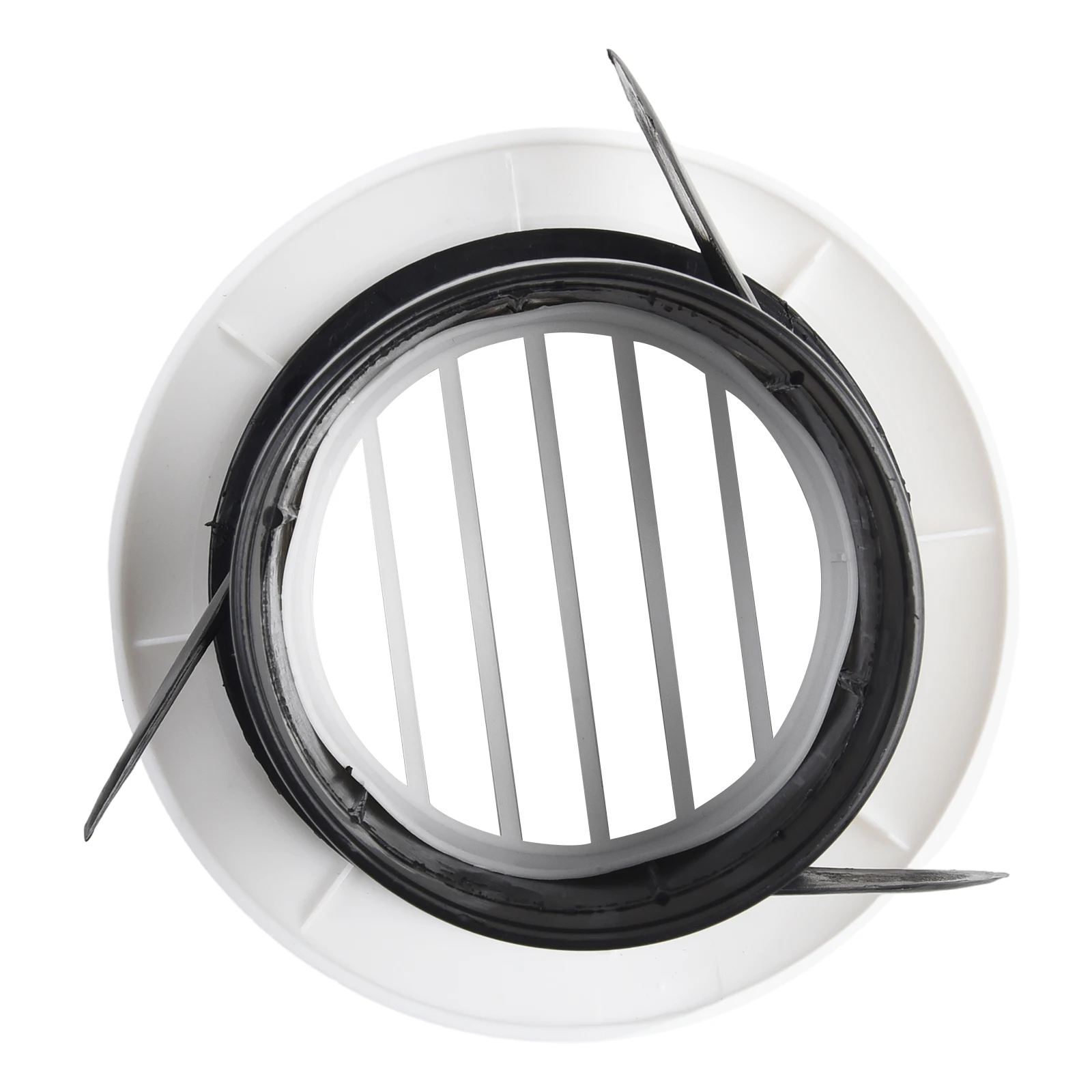 Brand New Bathroom Air Vent Circular Vent Round White+black Ceiling Mounting Compact For Bathroom Wall Mounting