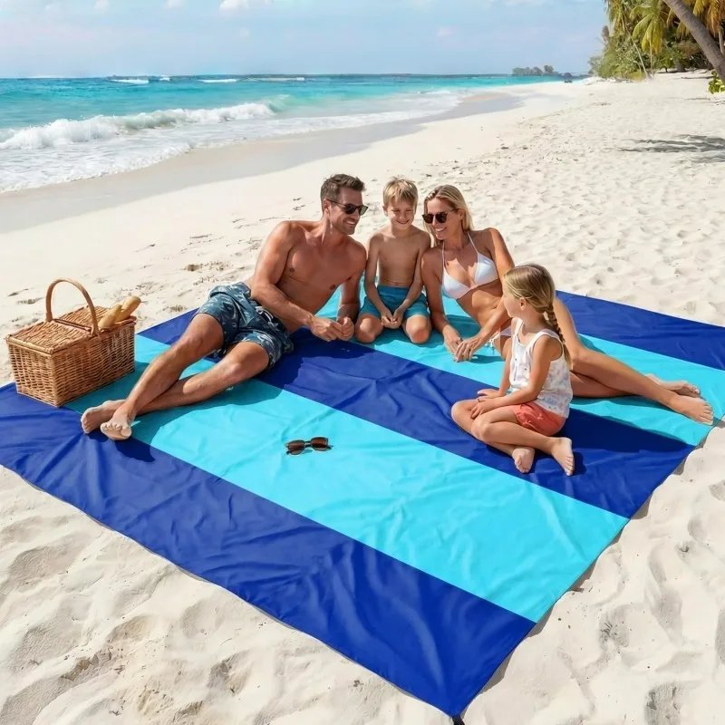 Waterproof Sandproof Beach Blanket Outdoor Picnic Mat Portable Foldable Camping Blanket Multiple Size Travel Hiking Beach Mats
