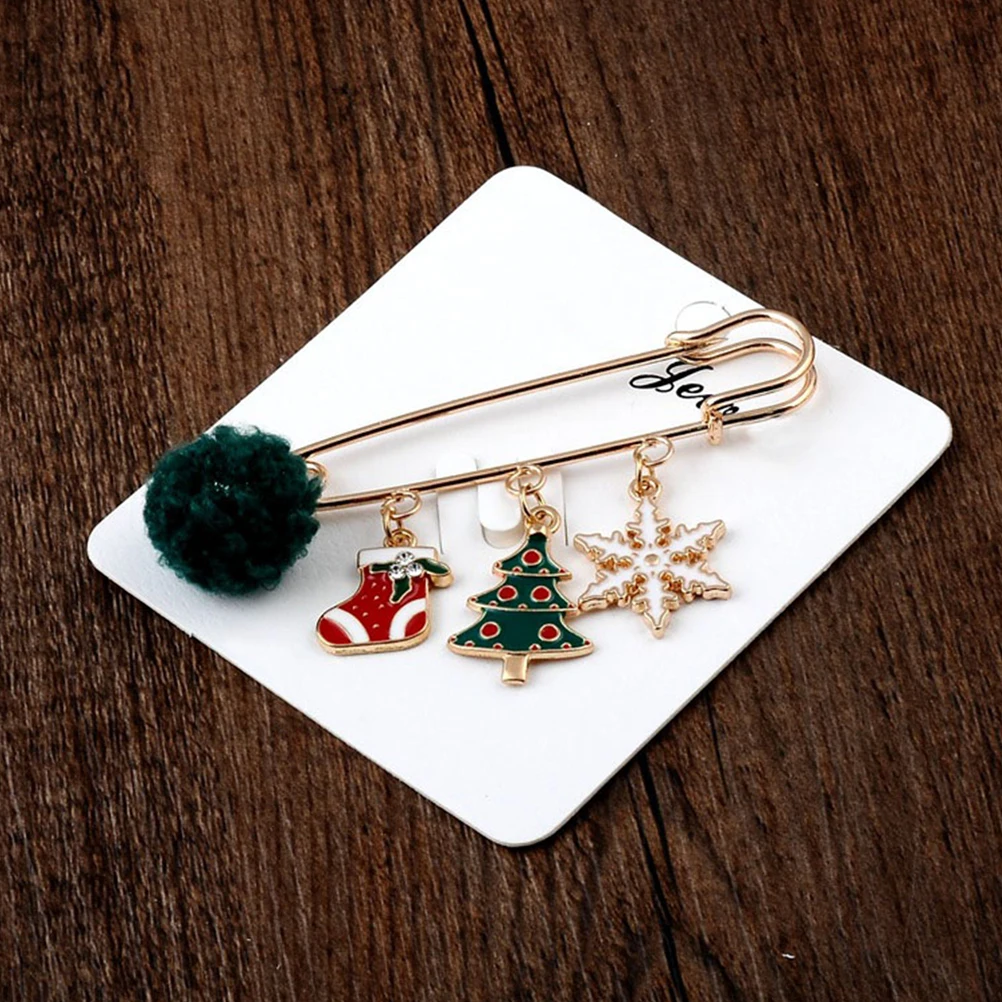 

3 Pcs Brooch Pin Brooches for Women Safety Lapel The Back Clothes Alloy Student