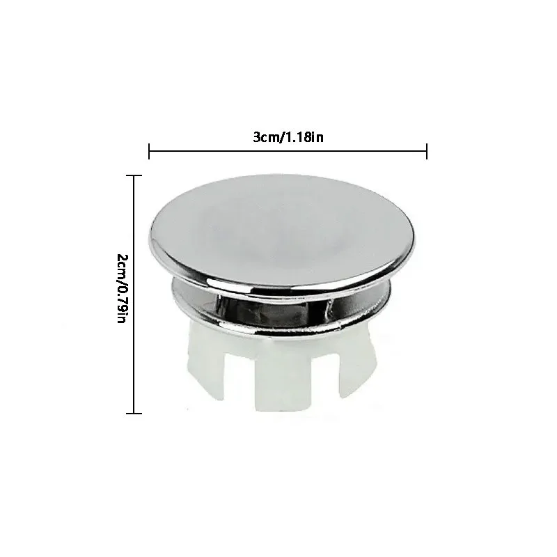 1PC Bathroom Sink Overflow Hole Accessories Kitchen Round Overflow Drain Cover Decorative Household