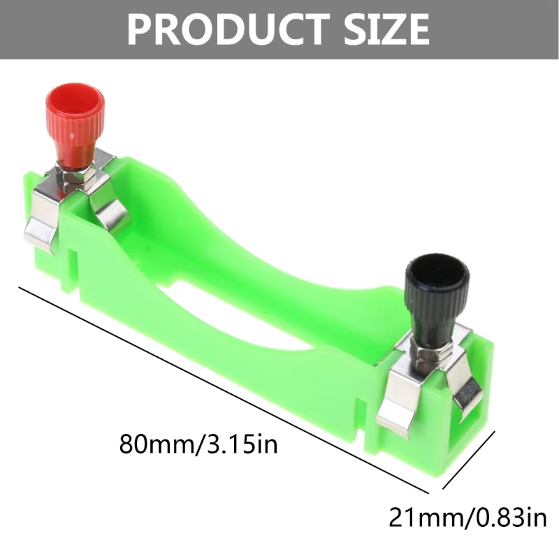 Soporte para pilas AA, caja almacenamiento batería plástico, batería AA P8DC